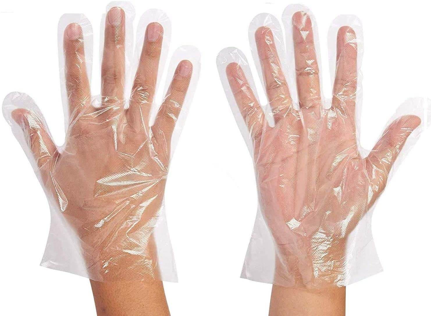 دستکش نایلونی یک بار مصرف پلاستیکی